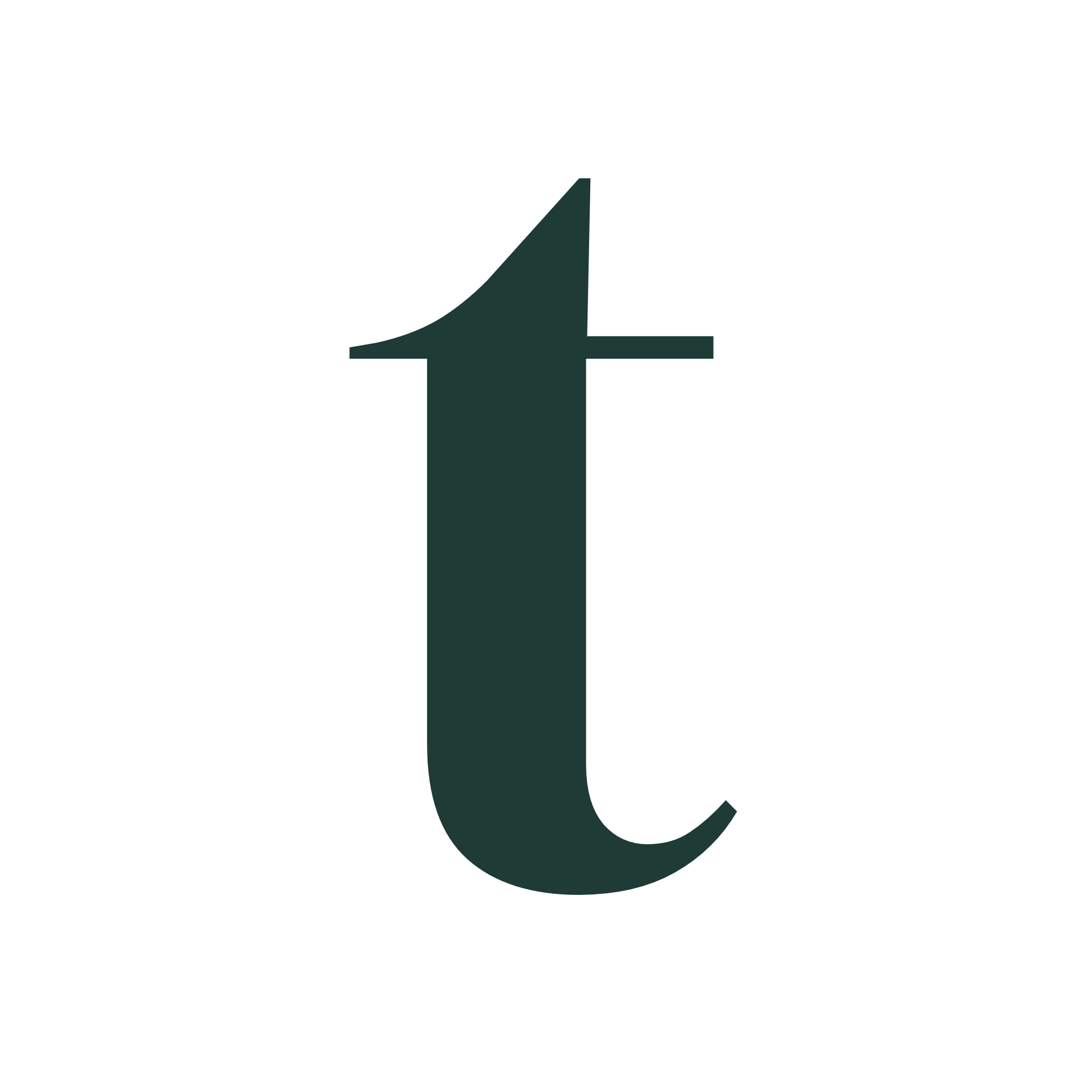 the t